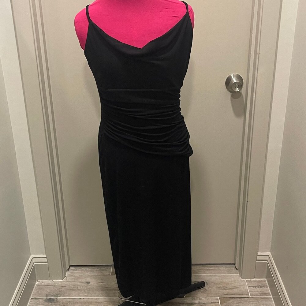 Spiegel black tank dress